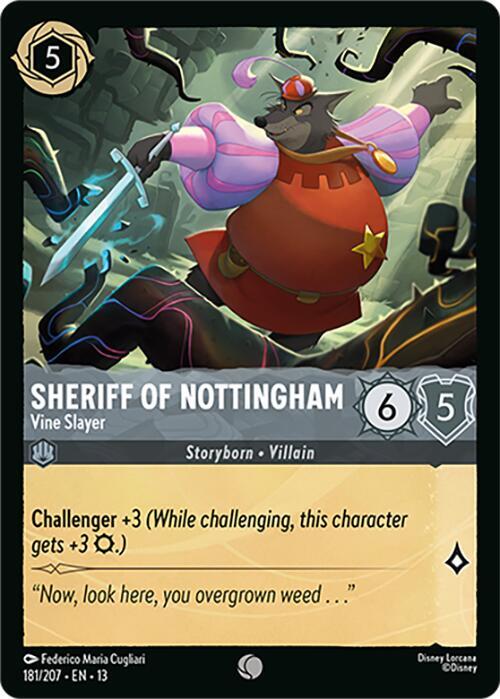 Lorcana - Sheriff of Nottingham - Vine Slayer - Attack of the Vine! (13)
