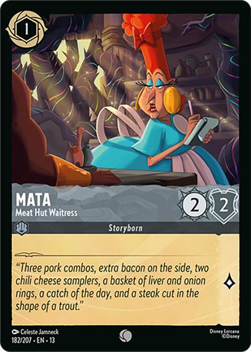 Lorcana - Mata - Meat Hut Waitress - Attack of the Vine! (13)