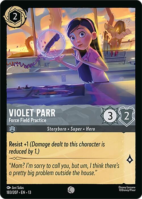 Lorcana - Violet Parr - Force Field Practice - Attack of the Vine! (13)