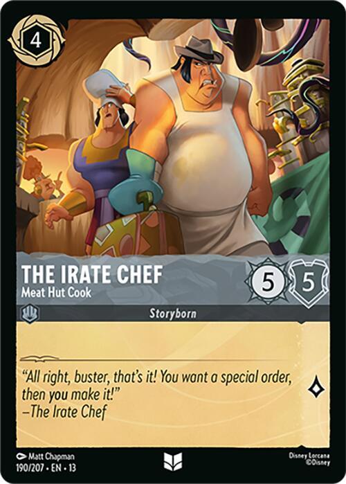 Lorcana - The Irate Chef - Meat Hut Cook - Attack of the Vine! (13)