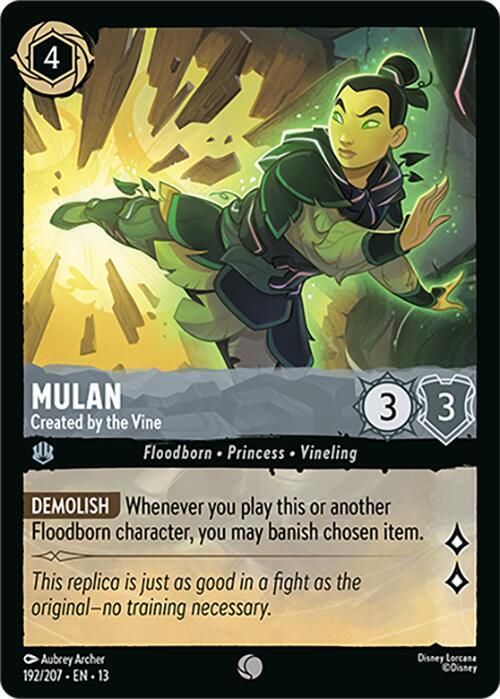Lorcana - Mulan - Created by the Vine - Attack of the Vine! (13)