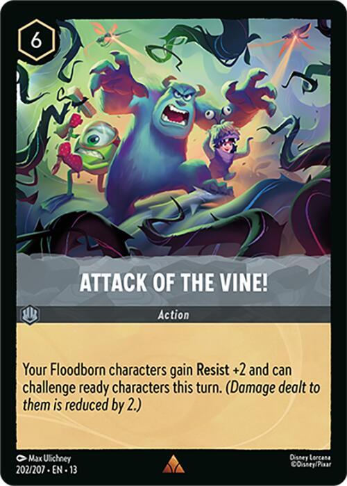 Lorcana - Attack of the Vine! - Attack of the Vine! (13) Cold Foil