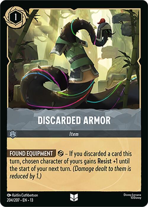 Lorcana - Discarded Armor - Attack of the Vine! (13)