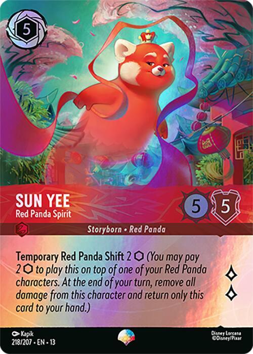 Lorcana - Sun Yee - Red Panda Spirit (Epic) - Attack of the Vine! (13)