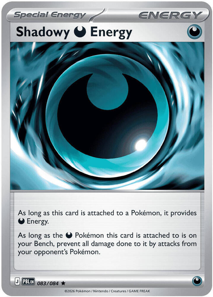 Pokemon - Shadowy Darkness Energy - ME05: Pitch Black (PBL)