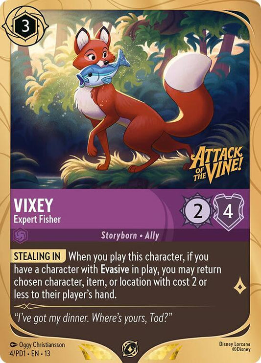 Lorcana - Vixey - Expert Fisher - Disney Lorcana Promo Cards (DLPC)