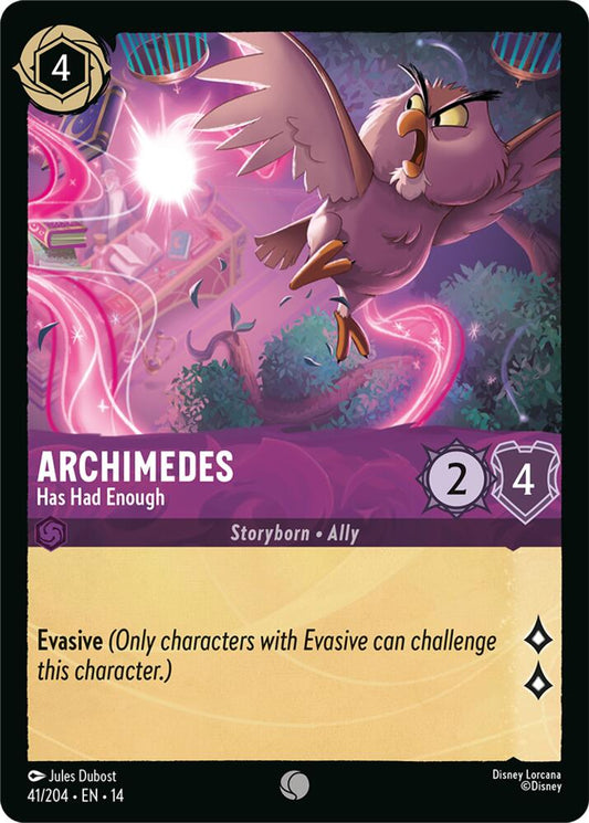Lorcana - Archimedes - Has Had Enough - Hyperia City (14)