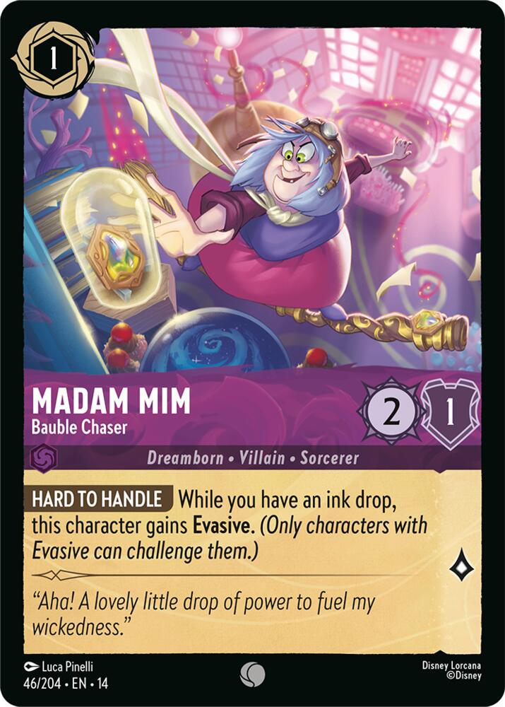 Lorcana - Madam Mim - Bauble Chaser - Hyperia City (14)