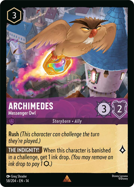 Lorcana - Archimedes - Messenger Owl - Hyperia City (14)