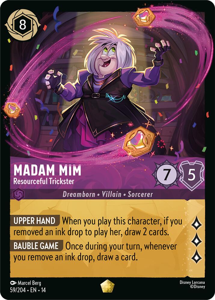 Lorcana - Madam Mim - Resourceful Trickster - Hyperia City (14)