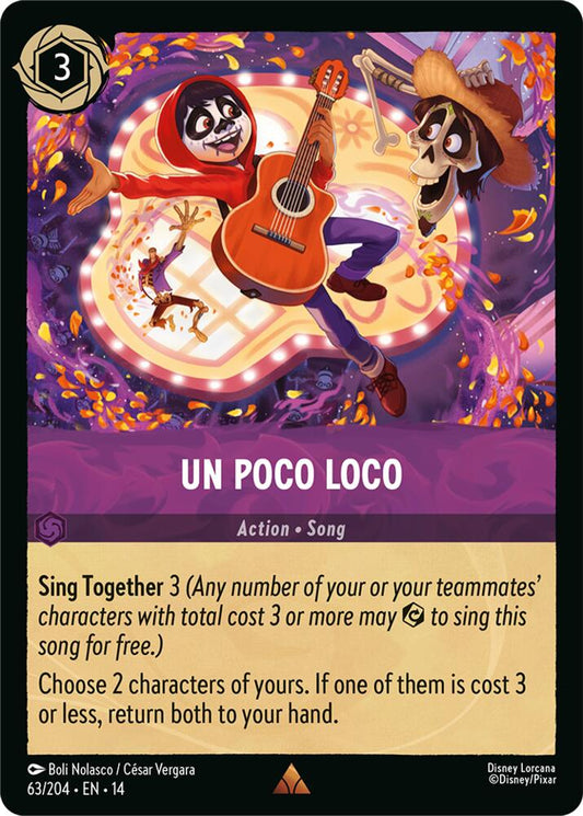 Lorcana - Un Poco Loco - Hyperia City (14) Cold Foil