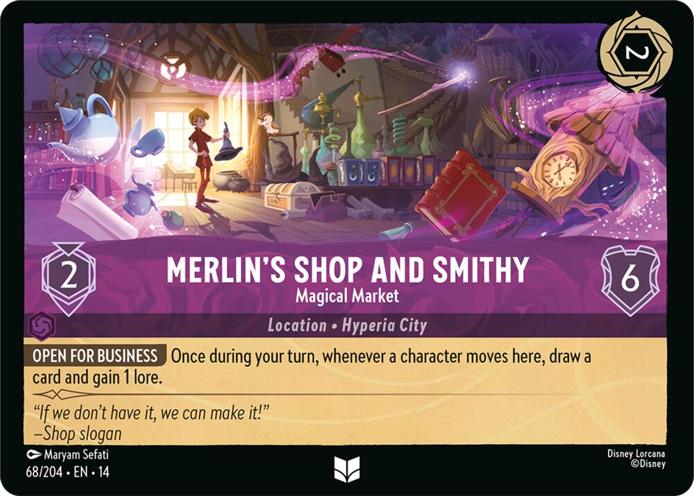 Lorcana - Merlin's Shop and Smithy - Magical Market - Hyperia City (14)