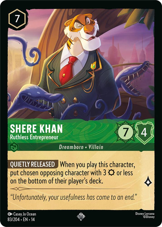 Lorcana - Shere Khan - Ruthless Entrepreneur - Hyperia City (14)