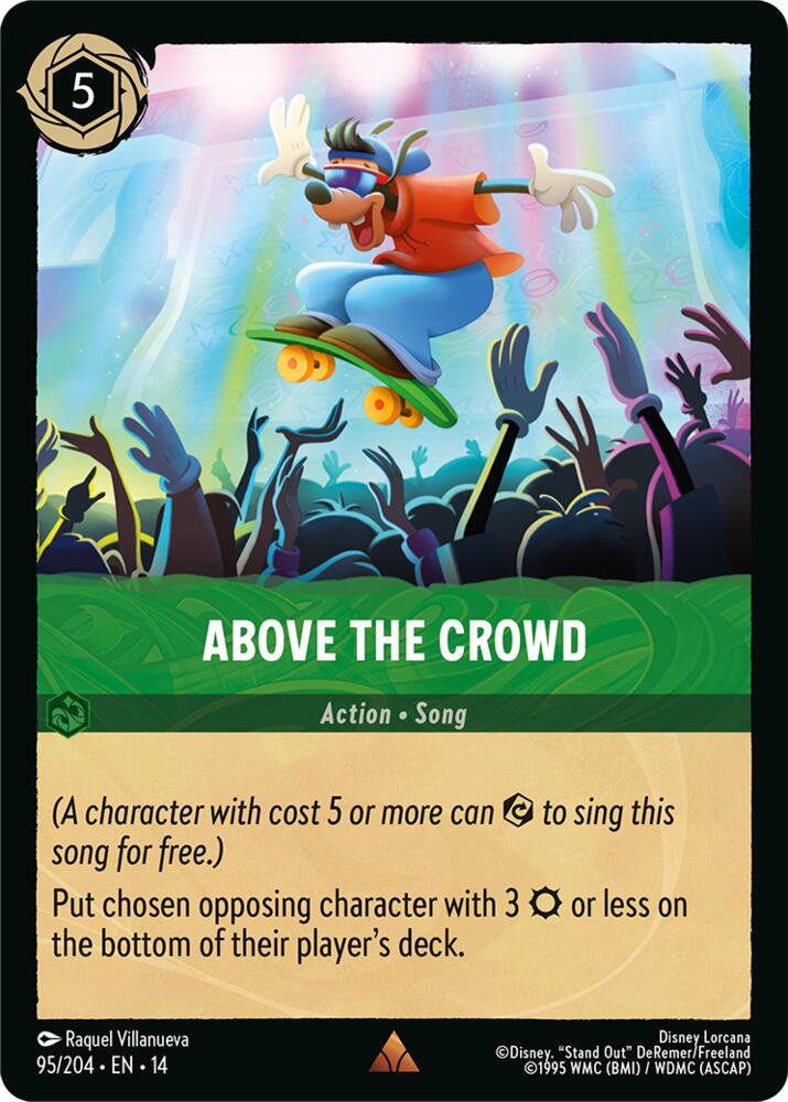 Lorcana - Above the Crowd - Hyperia City (14) Cold Foil