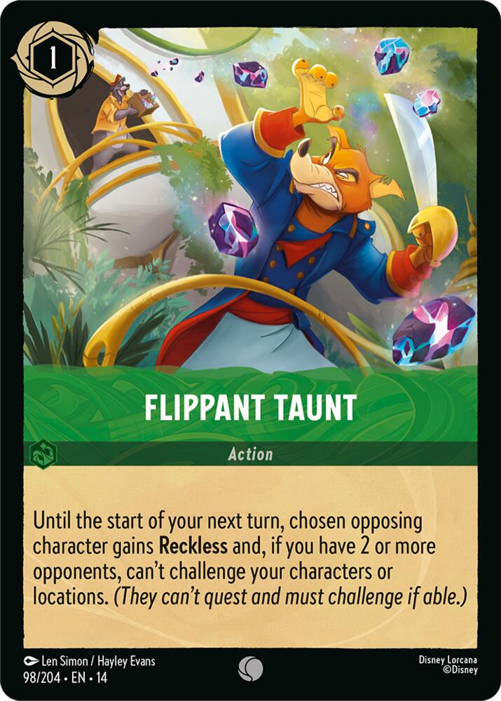 Lorcana - Flippant Taunt - Hyperia City (14)