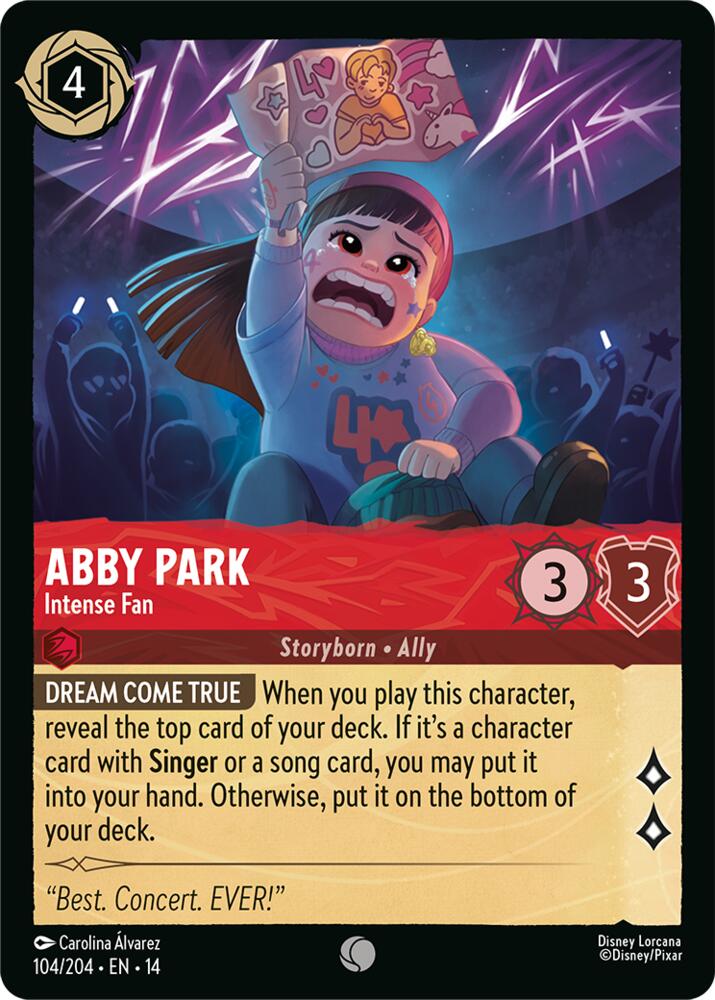 Lorcana - Abby Park - Intense Fan - Hyperia City (14)