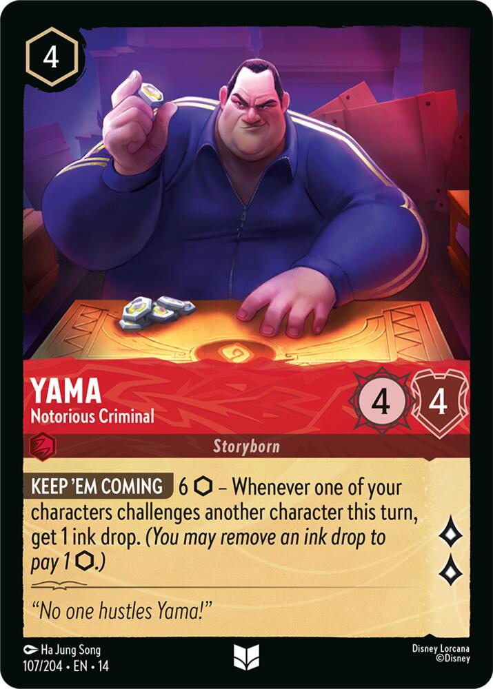 Lorcana - Yama - Notorious Criminal - Hyperia City (14)