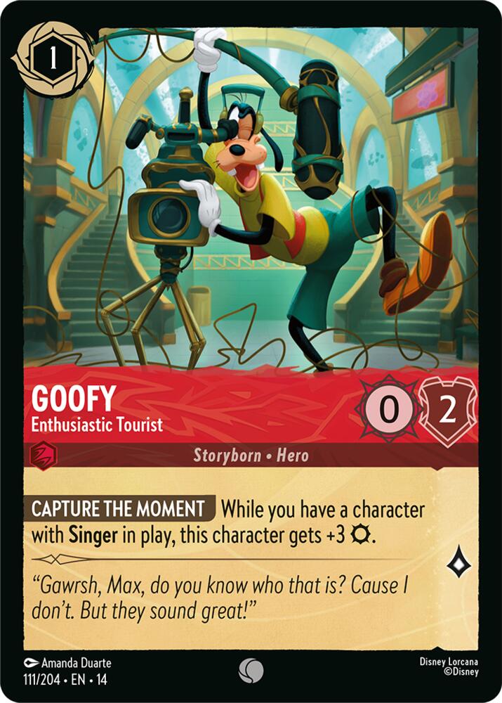 Lorcana - Goofy - Enthusiastic Tourist - Hyperia City (14)