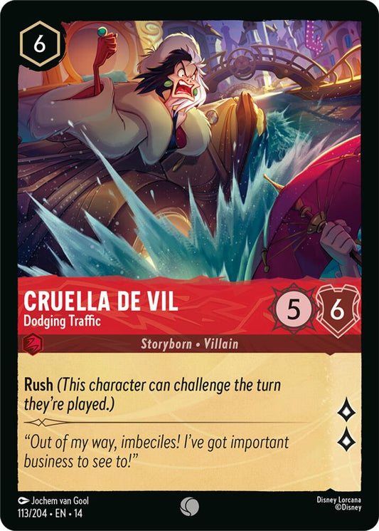 Lorcana - Cruella De Vil - Dodging Traffic - Hyperia City (14)