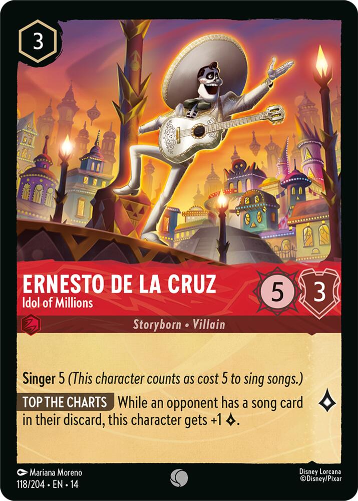 Lorcana - Ernesto de la Cruz - Idol of Millions - Hyperia City (14)