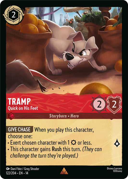 Lorcana - Tramp - Quick on His Feet - Hyperia City (14) Hyperia City