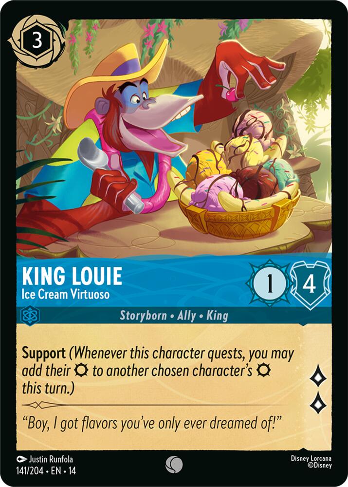 Lorcana - King Louie - Ice Cream Virtuoso - Hyperia City (14)