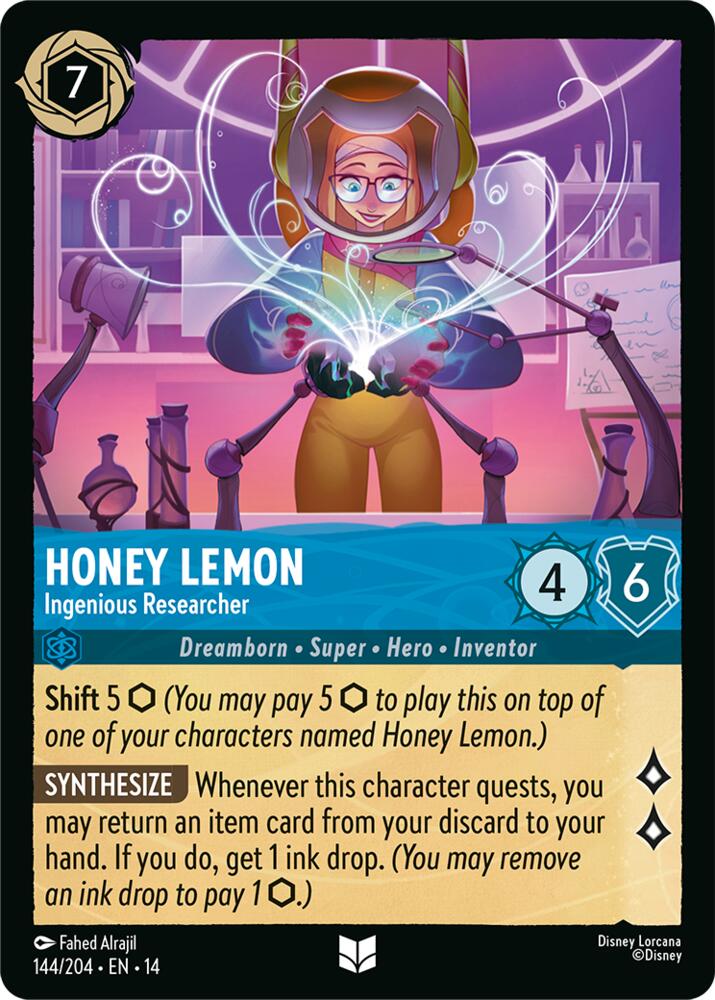 Lorcana - Honey Lemon - Ingenious Researcher - Hyperia City (14)