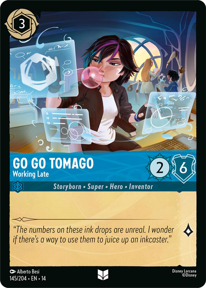 Lorcana - Go Go Tomago - Working Late - Hyperia City (14)