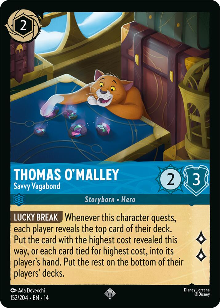 Lorcana - Thomas O'Malley - Savvy Vagabond - Hyperia City (14)