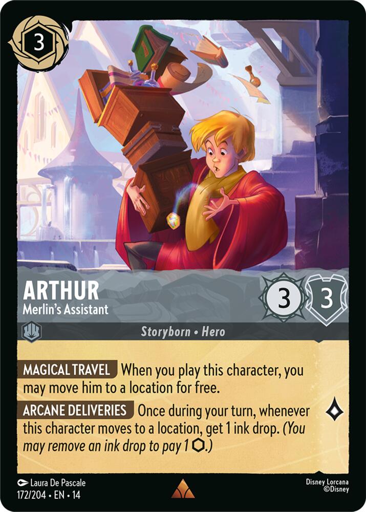Lorcana - Arthur - Merlin's Assistant - Hyperia City (14)