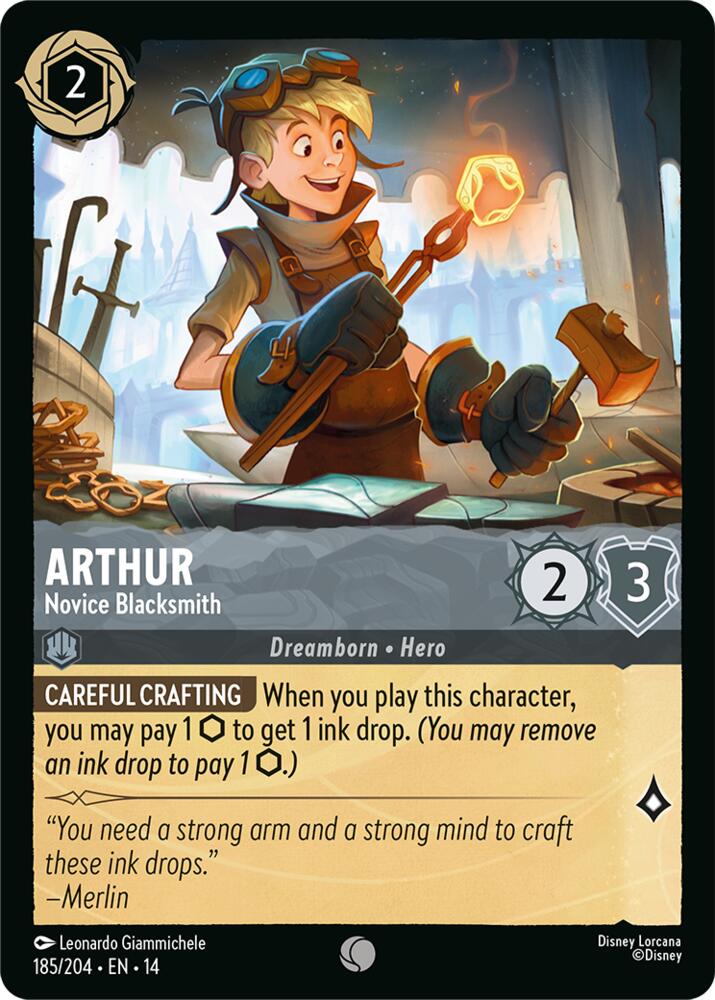 Lorcana - Arthur - Novice Blacksmith - Hyperia City (14)
