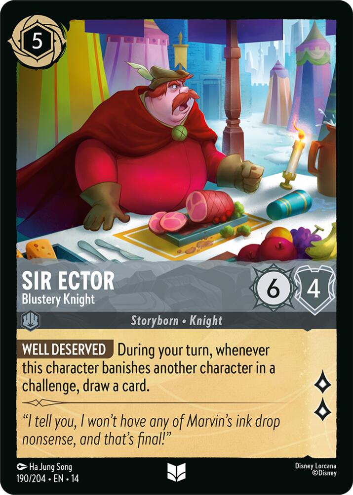 Lorcana - Sir Ector - Blustery Knight - Hyperia City (14)