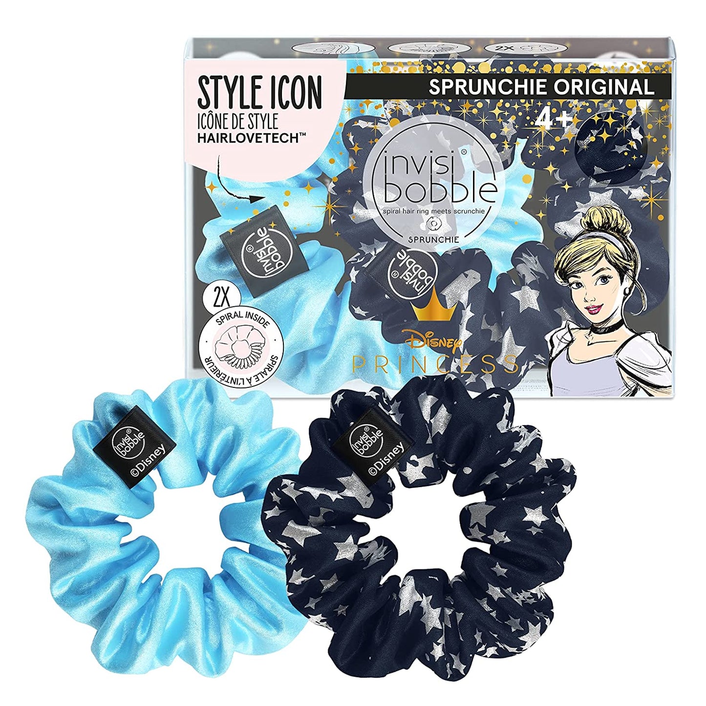 Invisibobble Disney Scrunchie - Cinderella 2 per pack