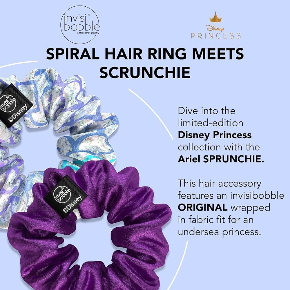 Invisibobble Disney Scrunchie 2 pack - Ariel