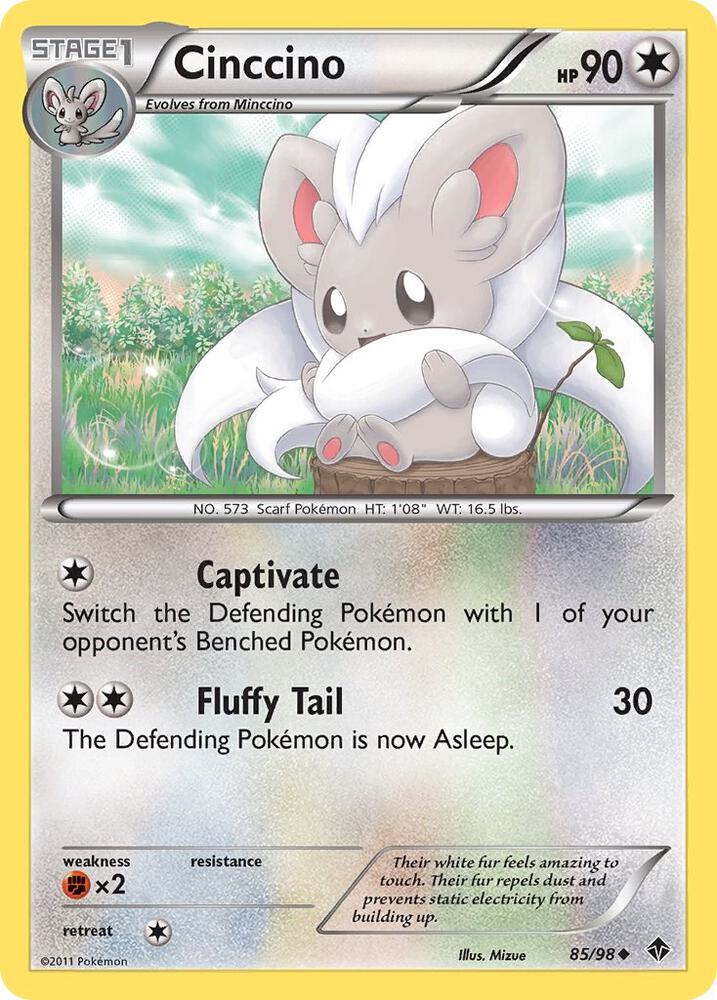 Pokemon - Cinccino - Emerging Powers (EPO) Reverse Holofoil
