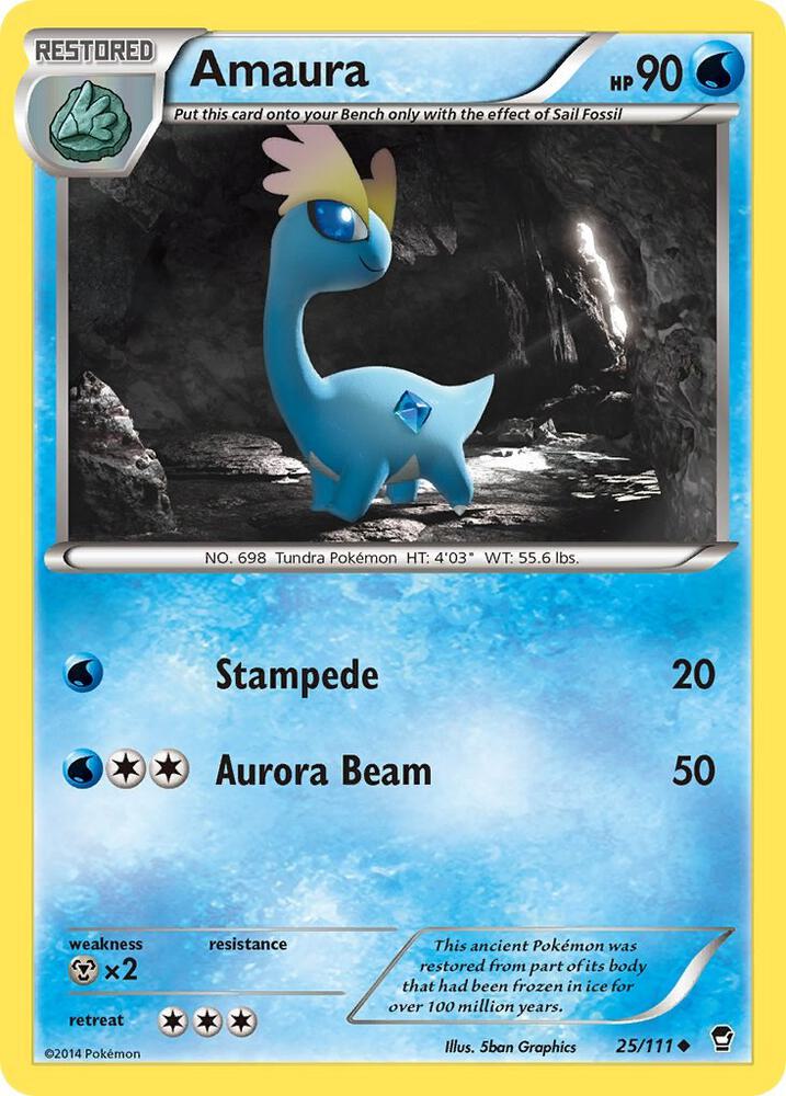 Pokemon - Amaura - XY - Furious Fists (FFI)