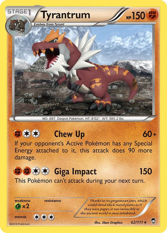 Pokemon - Tyrantrum - XY - Furious Fists (FFI)