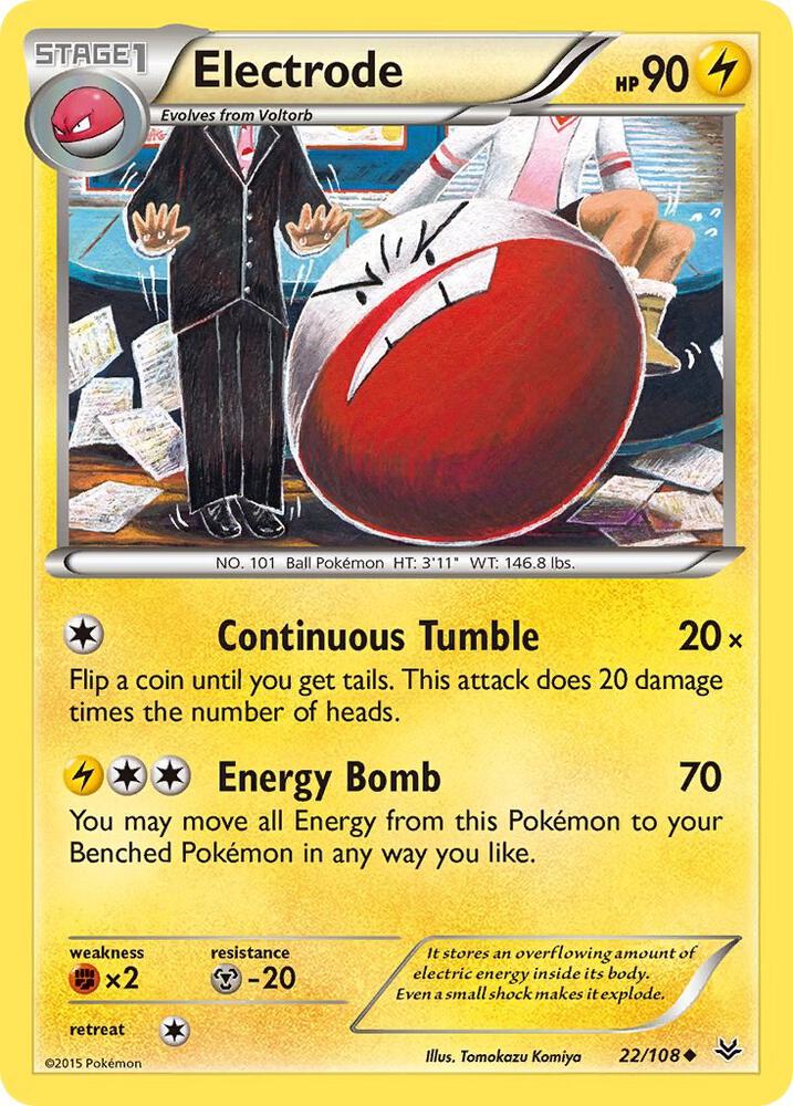 Pokemon - Electrode - XY - Roaring Skies (ROS)