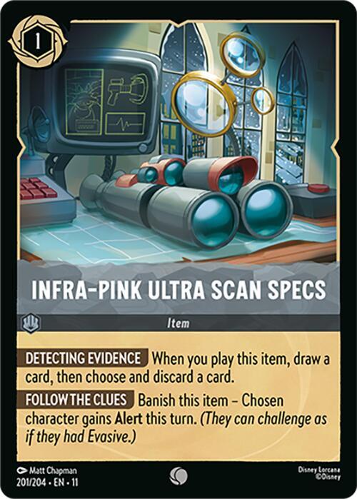 Lorcana - Infra-Pink Ultra Scan Specs - Cold Foil - Winterspell (11)
