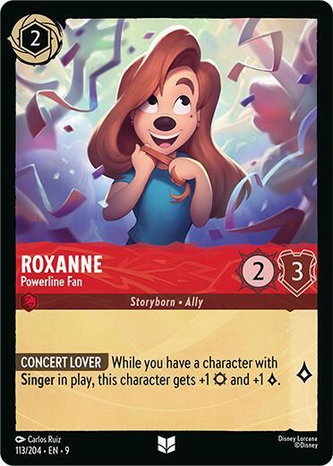 Lorcana - Roxanne - Powerline Fan - Fabled (9)