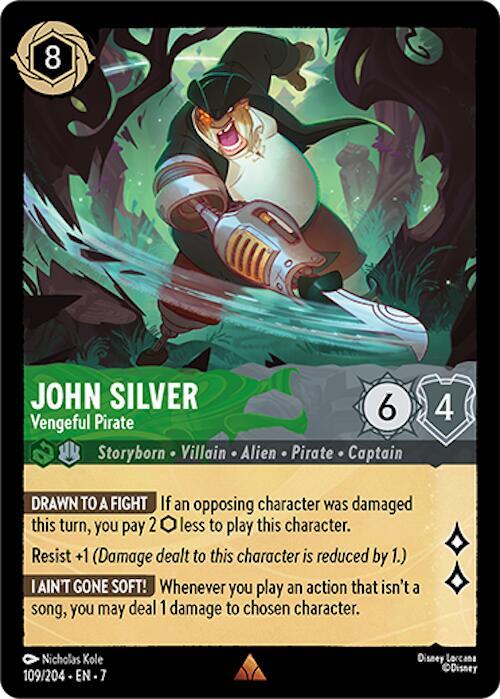 Lorcana - John Silver - Vengeful Pirate - Archazia's Island (7)