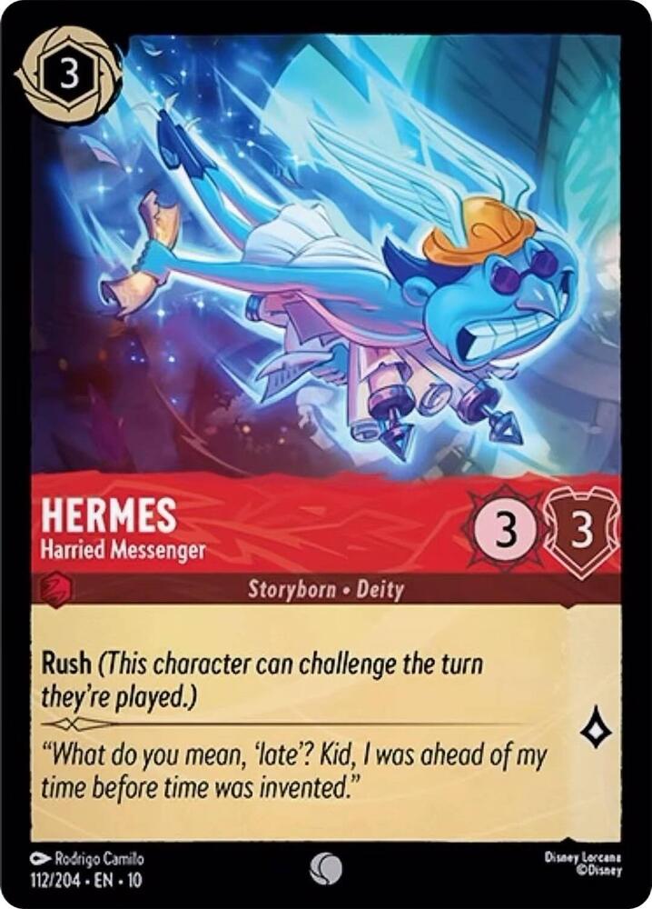 Lorcana - Hermes Harried Messenger - Whispers in the Well (10)