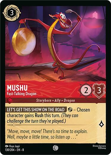 Lorcana - Mushu - Fast-Talking Dragon - Reign of Jafar (8)