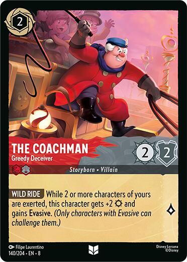 Lorcana - The Coachman Greedy Deceiver -  Reign of Jafar