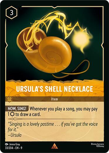 Lorcana - Ursula's Shell Necklace - Fabled (9)