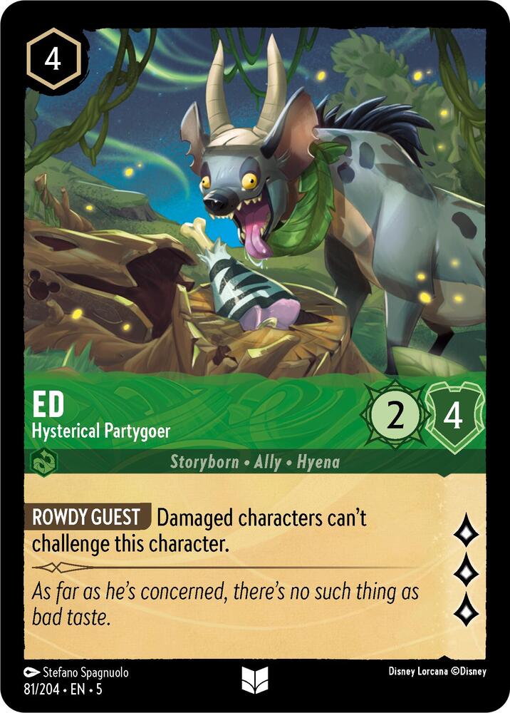 Lorcana - Ed - Hysterical Partygoer - Shimmering Skies (5)