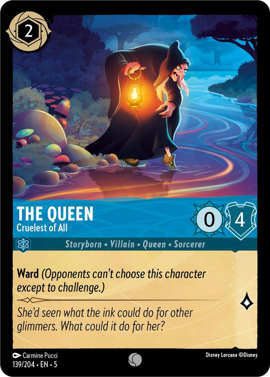 Lorcana - The Queen - Cruelest of All - Cold Foil - Shimmering Skies (5)