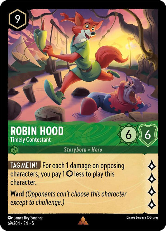 Lorcana - Robin Hood - Timely Contestant - Shimmering Skies (5)