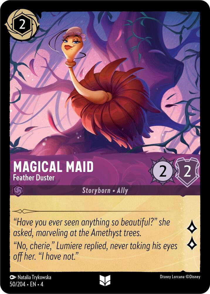 Lorcana - Magical Maid - Feather Duster - Ursula's Return (4)