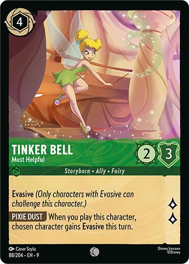 Lorcana - Tinker Bell - Most Helpful - Fabled (9)